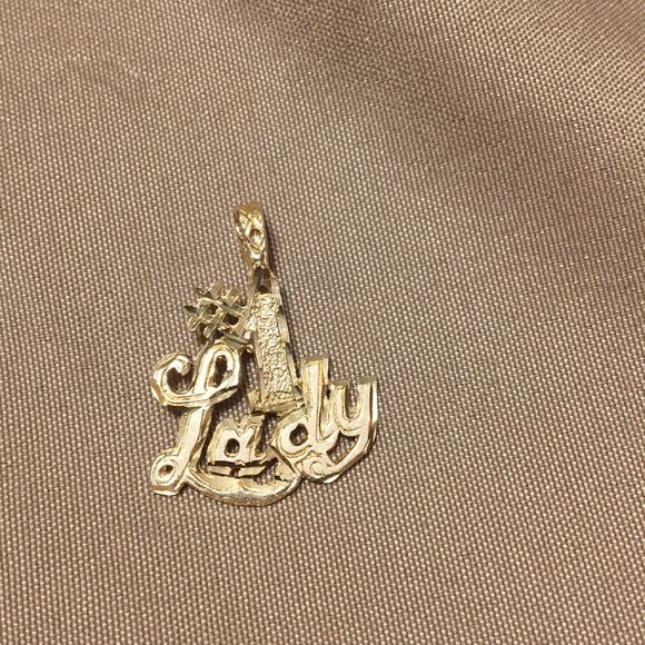 Vintage Solid 14k ‘#1 Lady’ Charm - Never Worn!